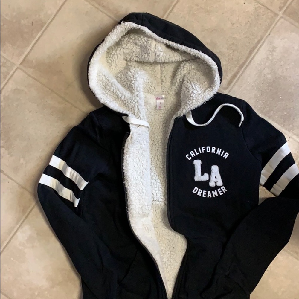 Fleece lined hoodie